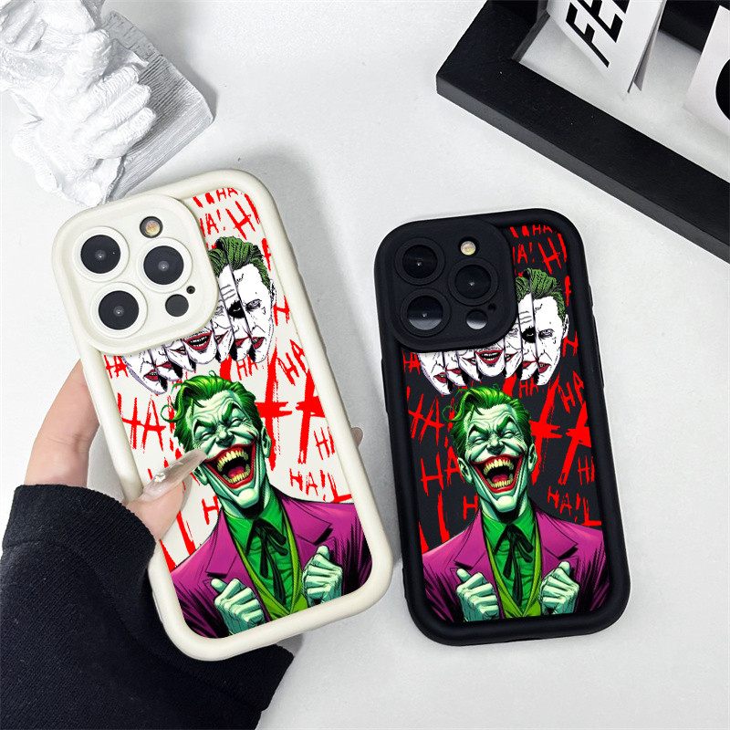 Capinha de celular silicone Coringa  Joker para iPhone xr 11 12 13 14 15 16 pro max 14 15 16 plus capa anti impacto