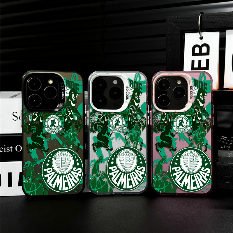 Capinha de celular anti impacto de Palmeiras Minha Fé para iPhone x xr xs max 11 12 13 16 15 14 pro max 15 Plus capa em Oferta na Shopee