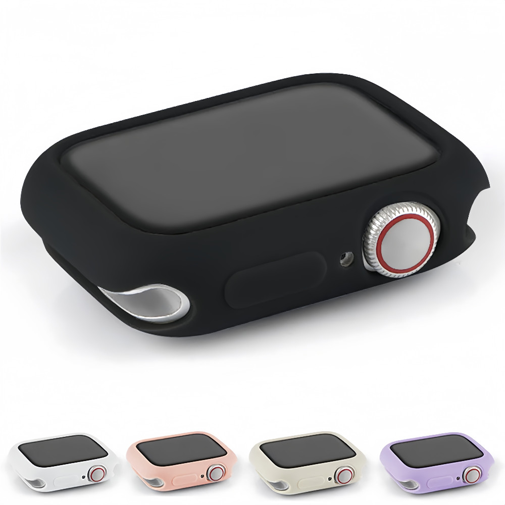 Smartwatch Protetora Case De Silicone Para Apple Watch 45mm 40mm 38mm 41mm 44mm 42mm 49mm Ultra iWatch Macio Bumper Capa