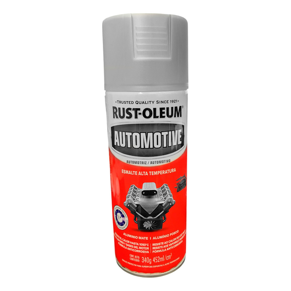 Tinta Spray Alta Temperatura 1093ºc Rust-oleum Cor Aluminio