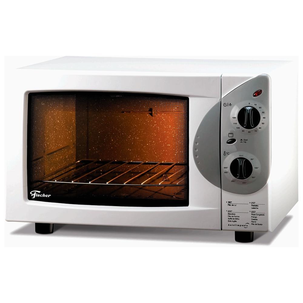Forno Elétrico Fischer Grill Bancada 44L Branco 220V em Oferta na Shopee