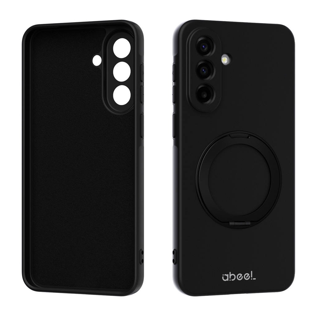Para Samsung Galaxy A27 A37 A36 A57 A56 5G Silicone Líquido Anel Magnético Kickstand Caso À Prova De Choque Capa Proteto