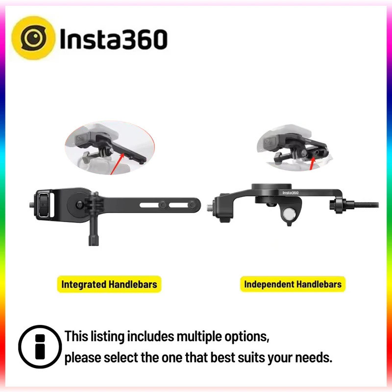Insta360 Suporte De Computador De Bicicleta Para X5 X4 X3 X2 GO 3S 3 2 Ace Pro ONE RS R Cronômetro Acessórios Insta360