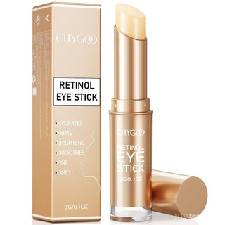 CITYGOO Retinol Eye Serum Stick, Contém Colágeno e Ácido Hialurônico, Usado para Reduzir Olheiras, Creme Anti-Envelhecim