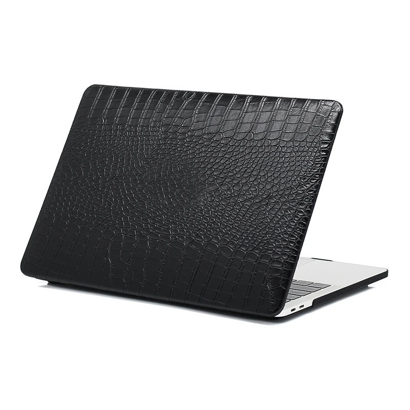 Capa De Couro De Crocodilo Para Macbook Neo Air Pro 13 14 15 16 Polegadas Todos 