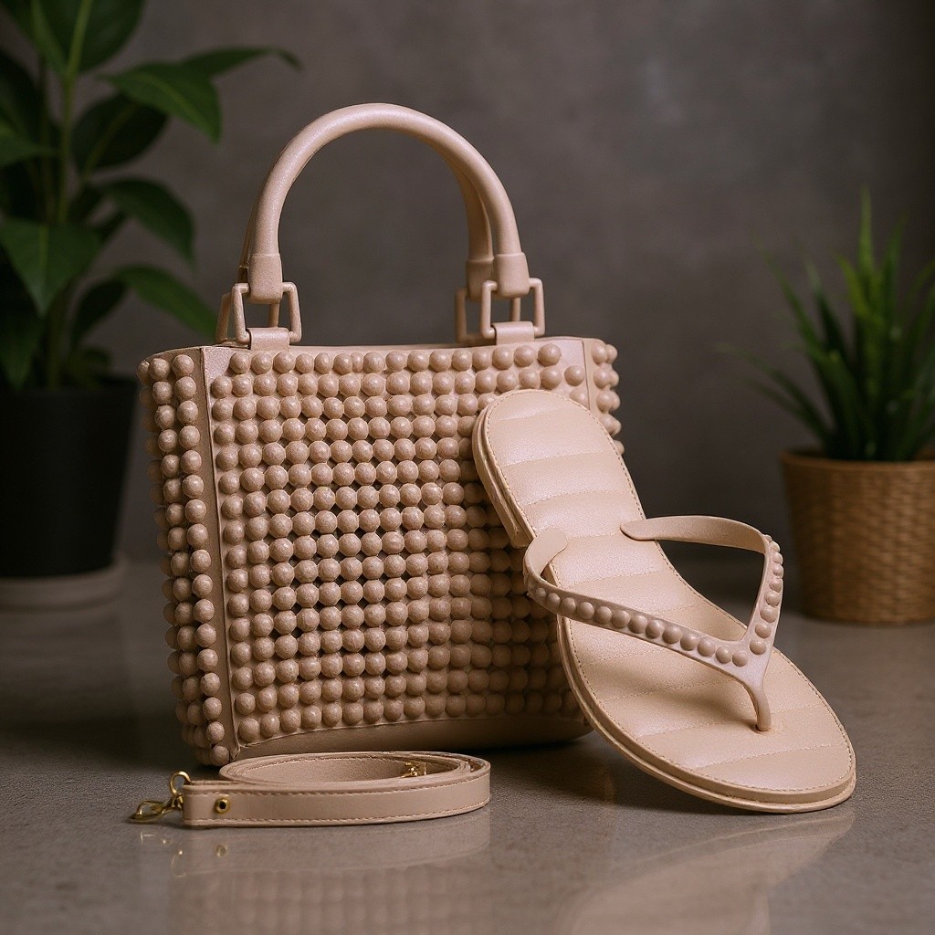 Kit Bolsa Chinelo Feminino Praia Combinando Verão 33 ao 39 — Achadinhos da Nonaka