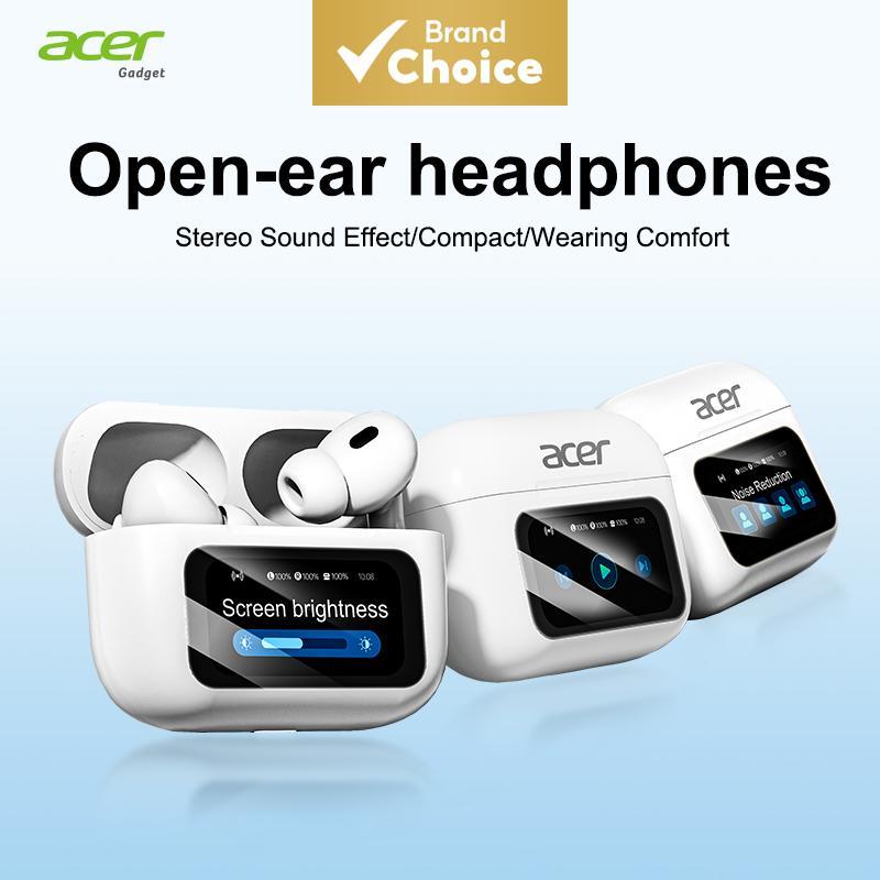 Fones de ouvido Acer OHR802, fone de ouvido sem fio tipo C, fones de ouvido Bluetooth com microfone, fone de ouvido com