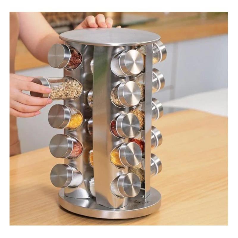 Utilidade Porta Temperos Com Suporte 12pcs Refx76-02