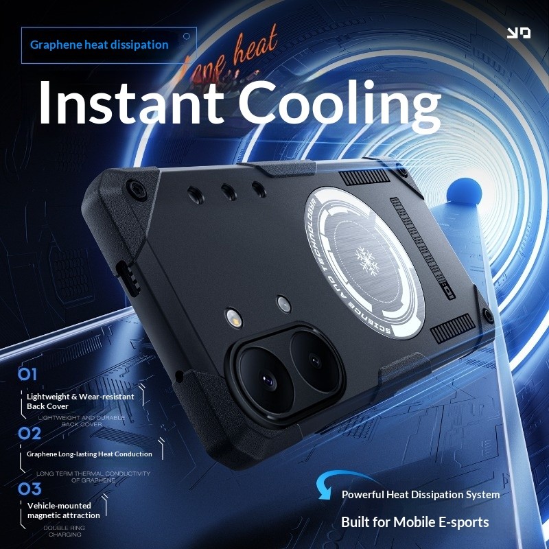 Capa De Telefone Com Dissipação De Calor À Base De Grafeno Para XIAOMI Poco F8 X