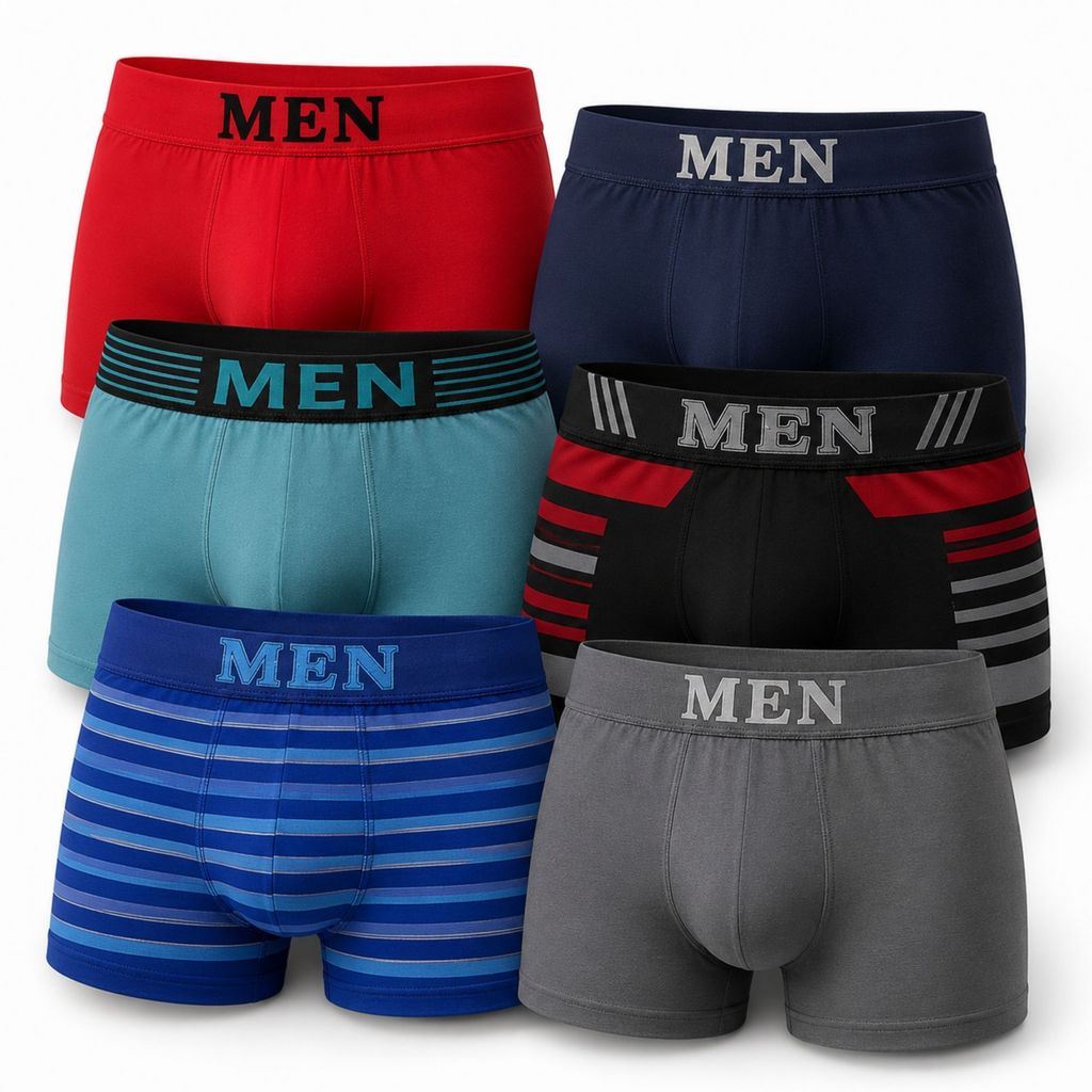 Kit Até 15 Cuecas Boxer Masculina Microfibra Premium Adulto Confortável Macia Sem Costura