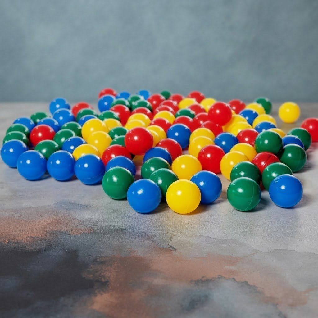 Kit 25 Bolinhas Piscina Colorida Atóxica 76mm Reforçada Playground Infantil Brinquedo Criança Presente Divertido