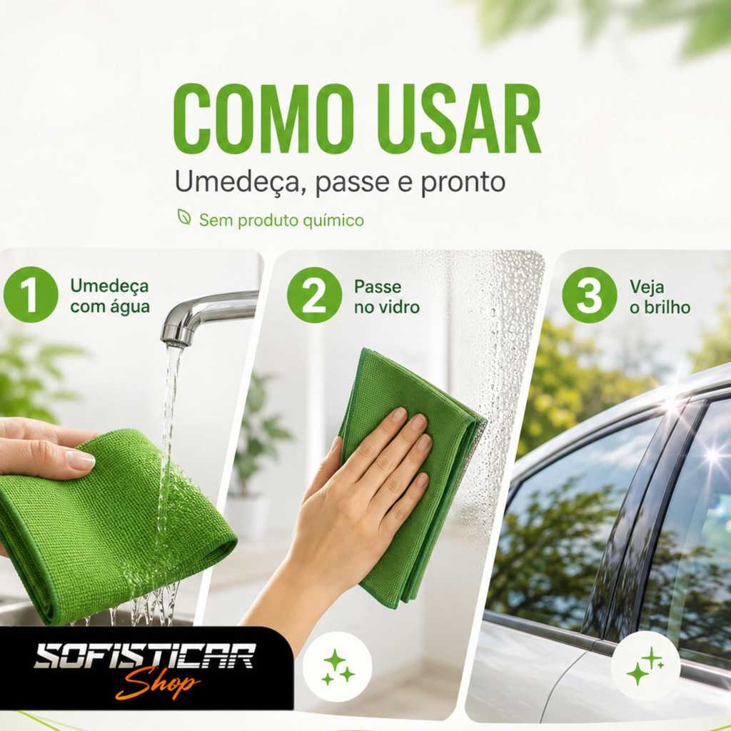 Pano mágico 2| 3| 4 unidades limpa vidros ákora pano de microfibra para limpeza pano de limpeza para vidros