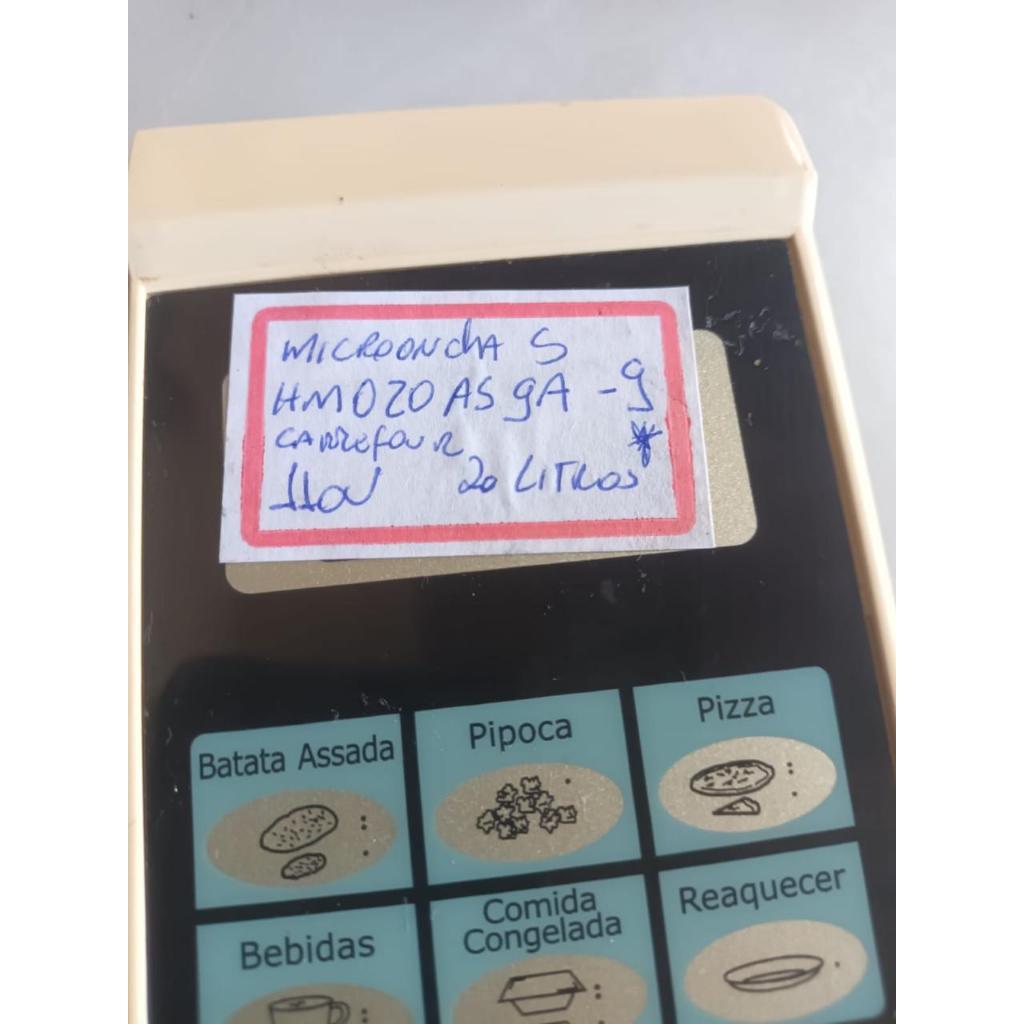 Painel Controle Micro-ondas Carrefour HMO20AS9A 110V 20L