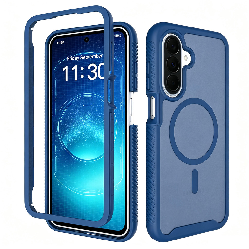 Capa Magnética 2 Em 1 Para Samsung Galaxy S26 S25 S24 Ultra Plus A57 A37 A36 A56 A07 A06 A17 A26 A16 4G-5G , Protetora R