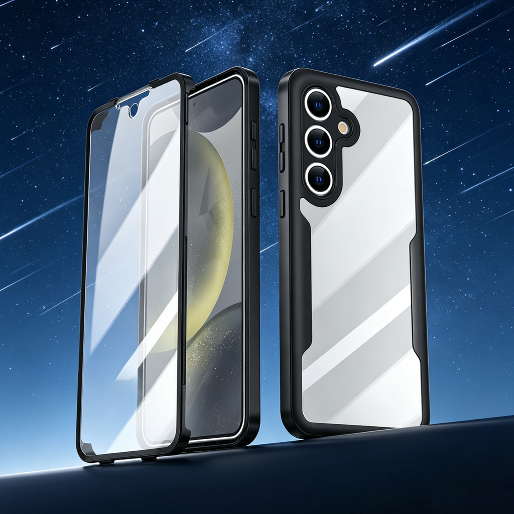 360 Capa De Proteção De Tela Cheia Samsung Galaxy A57 A56 A17 A16 A37 A36 A26 A07 A55 A35 A25 A15 A54 Telefone