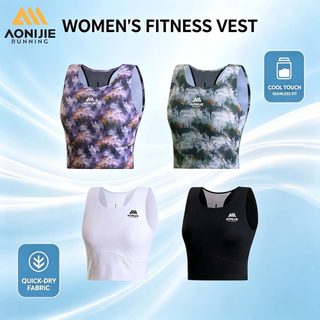 AONIJIE FW6258 Colete Feminino De Corrida Com Absorção De Secagem Rápida Para Maratona