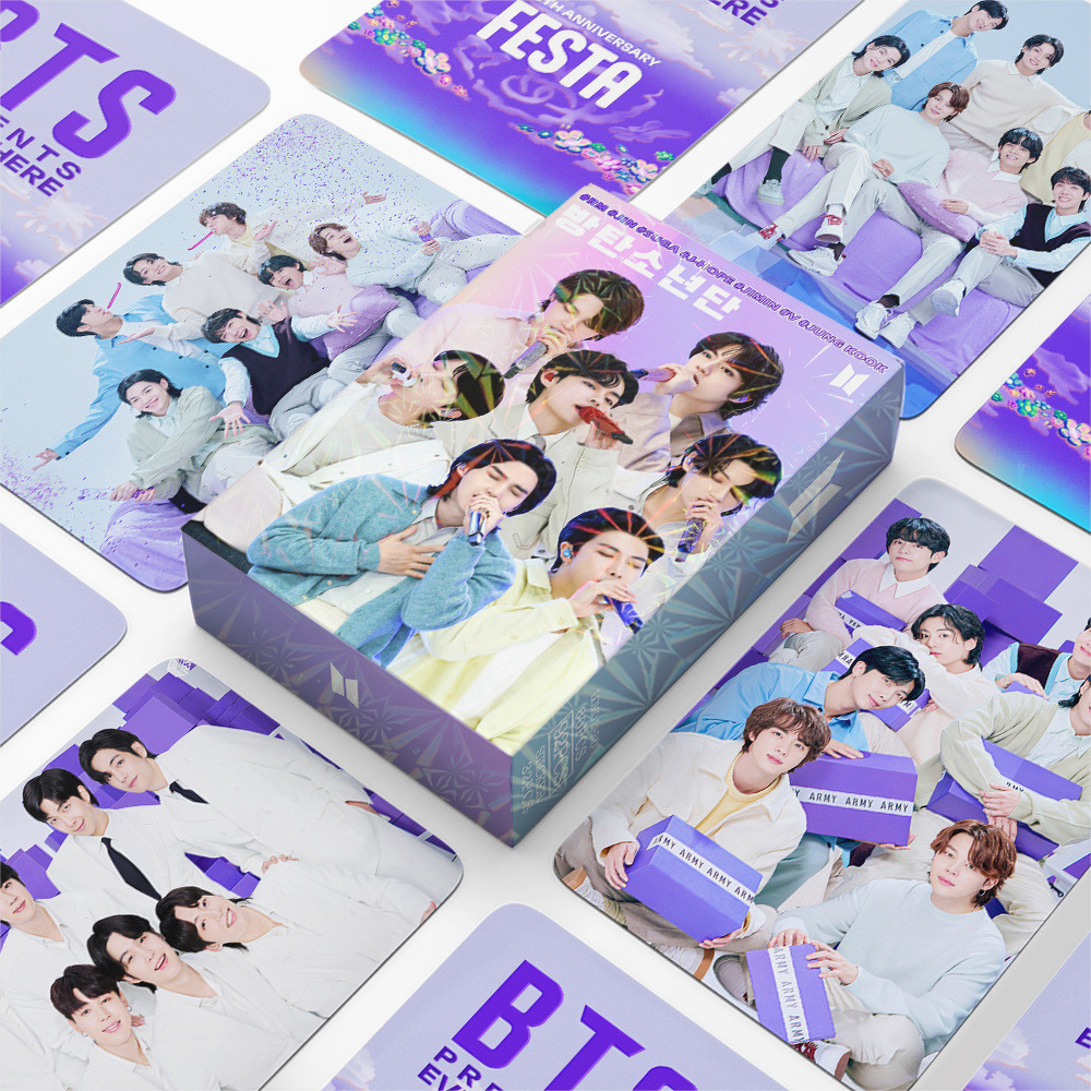 92 Unidades BTS FESTA Lomo Cartões Fotográficos Mini Adesivos Kpop Colecionáveis Em Estoque Pronto