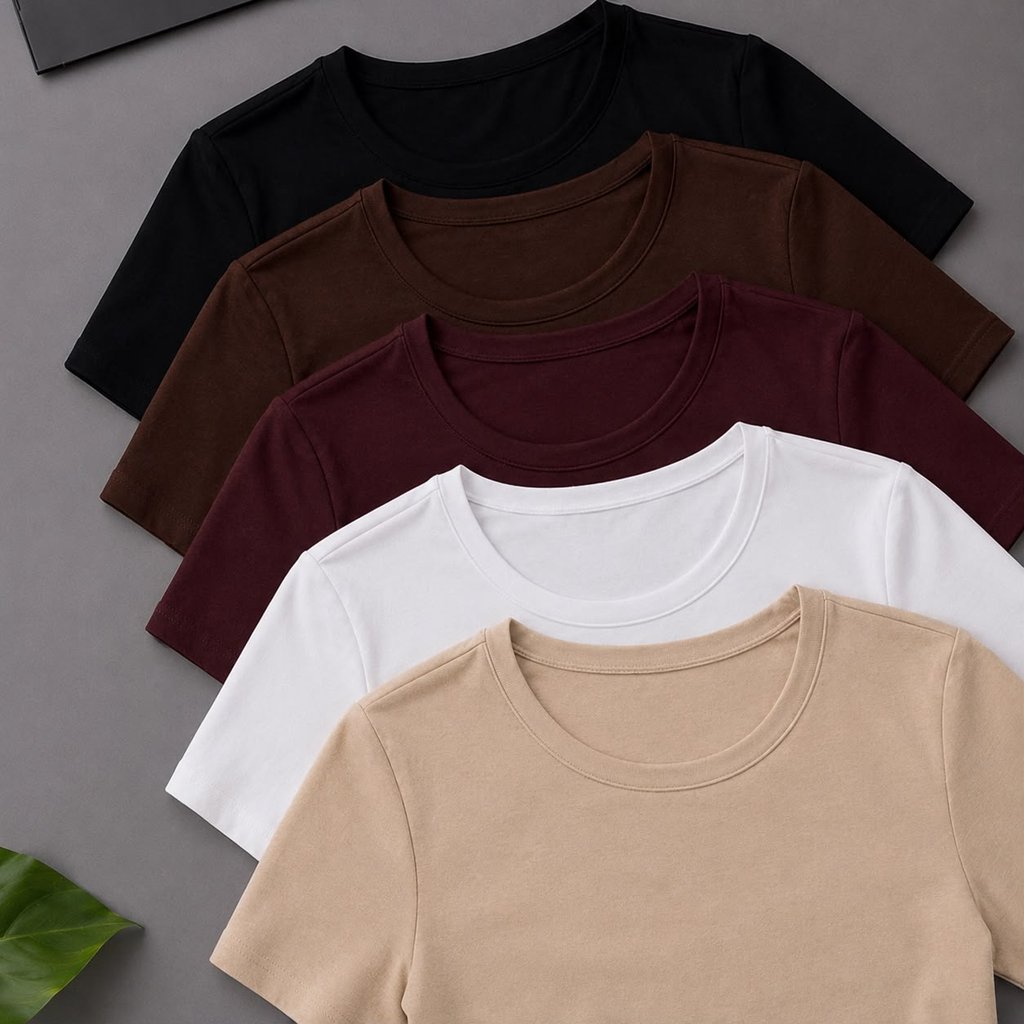 Blusa Blusinha Feminina Suplex Básica Elegante Blogueira Tendencia