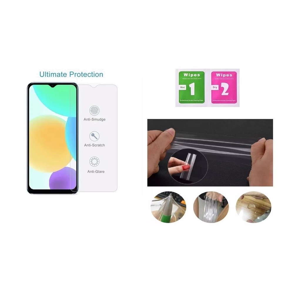 Película De Nano Hydrogel Gel P/ Infinix Smat 6 6 HD 6 Plus