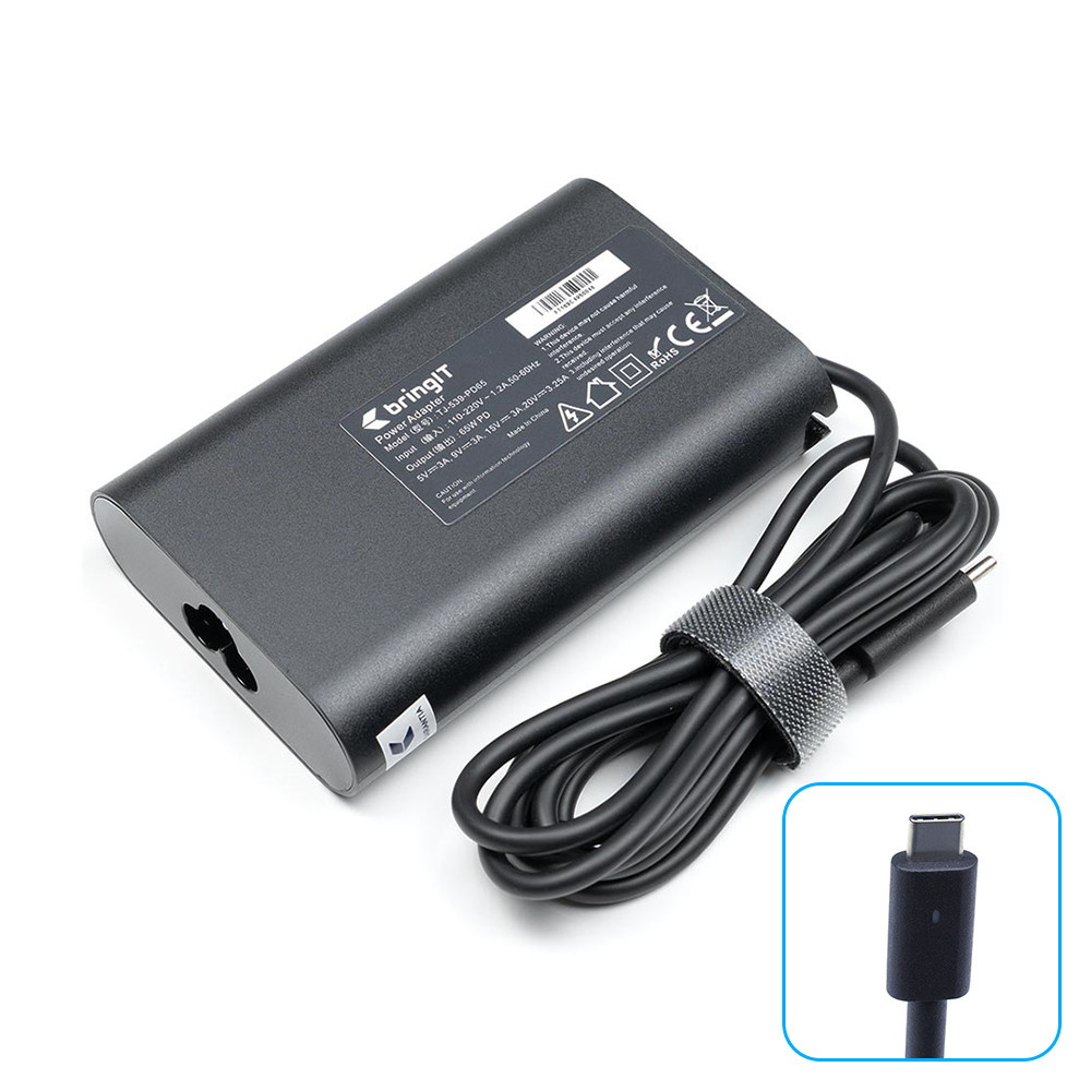 Fonte Carregador USB-C para Notebook Dell Xps 13 Plus 9320-I1200 M20PS