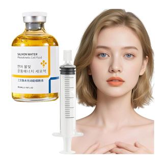 Sérum Antirrugas de Salmão, Essência Antirrugas Leve de Água de Salmão, Hidrata e Tonifica, Efeito Lifting e Firmador Pa