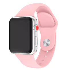 Pulseira para Apple Watch 38/40mm Silicone - Rosa | Goldentec