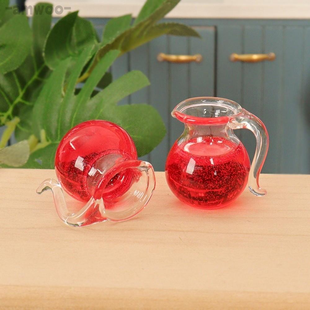 AMWOO 1 Peça/1 Conjunto De Garrafa De Bebida , Simulação De Mini Casa De Bonecas , Comida Em Miniatura , Acessórios Para