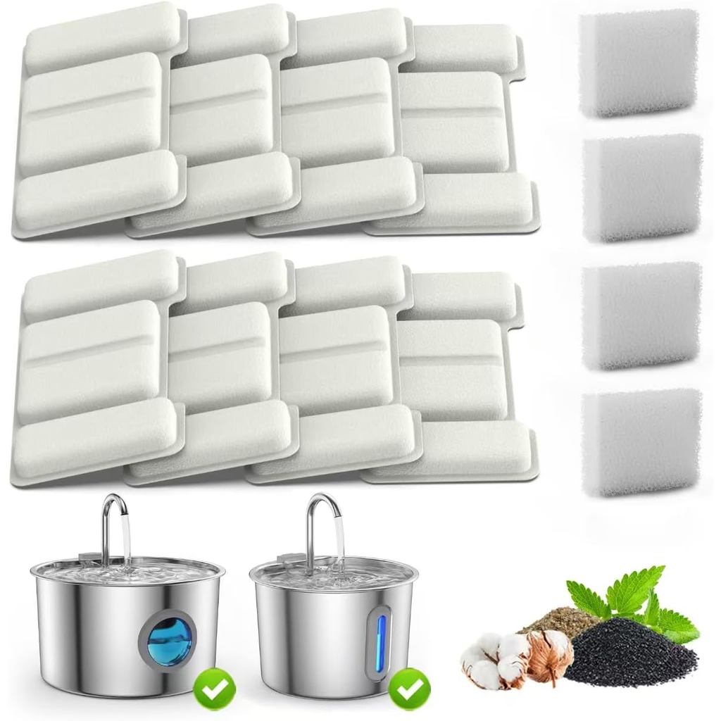 Filtro para Bebedouro de Gatos - Adequado para Bebedouro de Animais de Estimação para Gatos e Cães em Ambientes Internos
