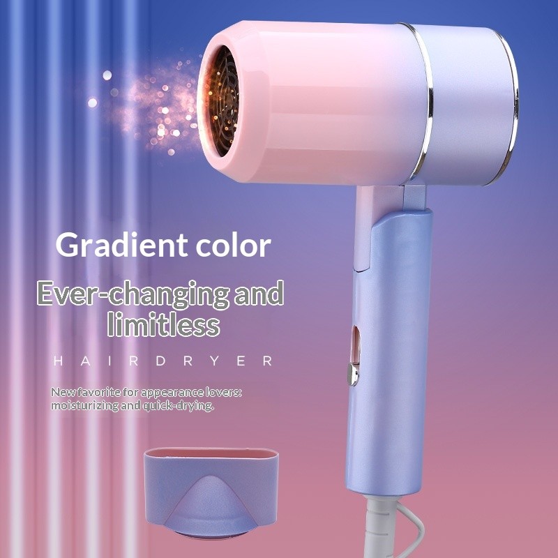 Secador De Cabelo Dobrável Com Luz Azul De Alta Velocidade E Potência , Novo Modelo Transfronteiriço , Celebridade Da In