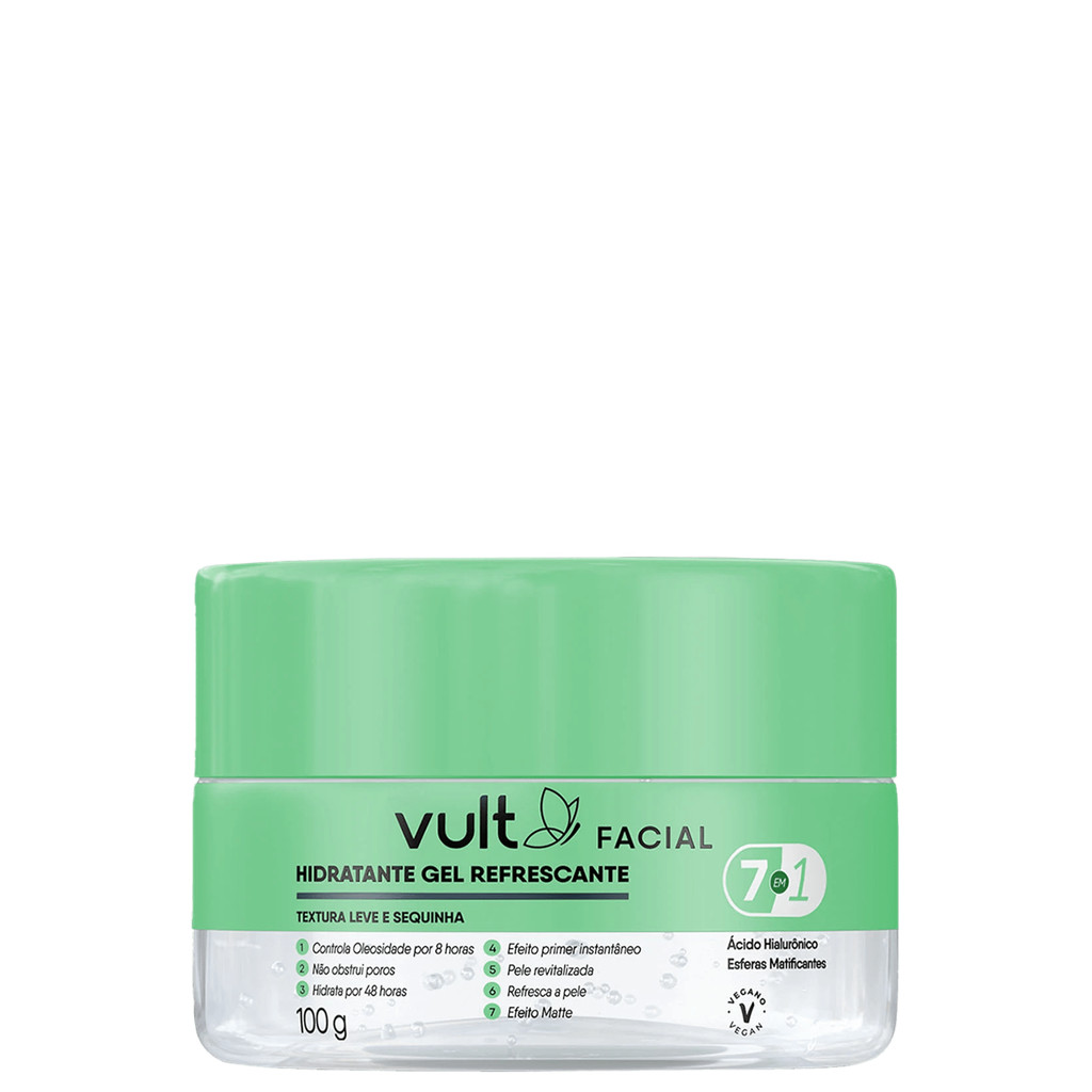 Vult Facial 7 em 1 Gel Hidratante Refrescante 100g