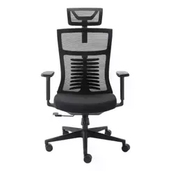 Cadeira Gamer Ergonômica Elements Gaming Vertta Preta