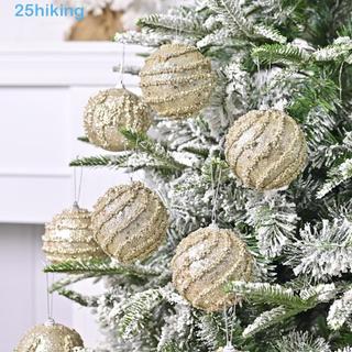 Bolas Suspensas De Natal , Pingente De Esferas Champanhe De 8 Cm , Enfeites De Árvore De Espuma Inquebrável