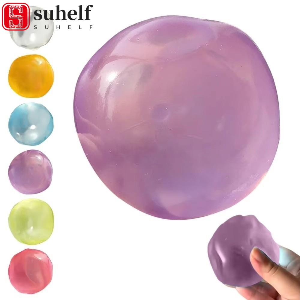 Brinquedos De Apertar De Maltose SUHELF , Brinquedo De Recuperação Lenta De Plasticidade Simulada Macia , Transparente