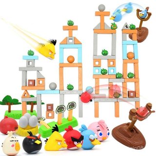 O Novo Conjunto Completo de Blocos de Construção de Catapulta Angry Birds para Crianças