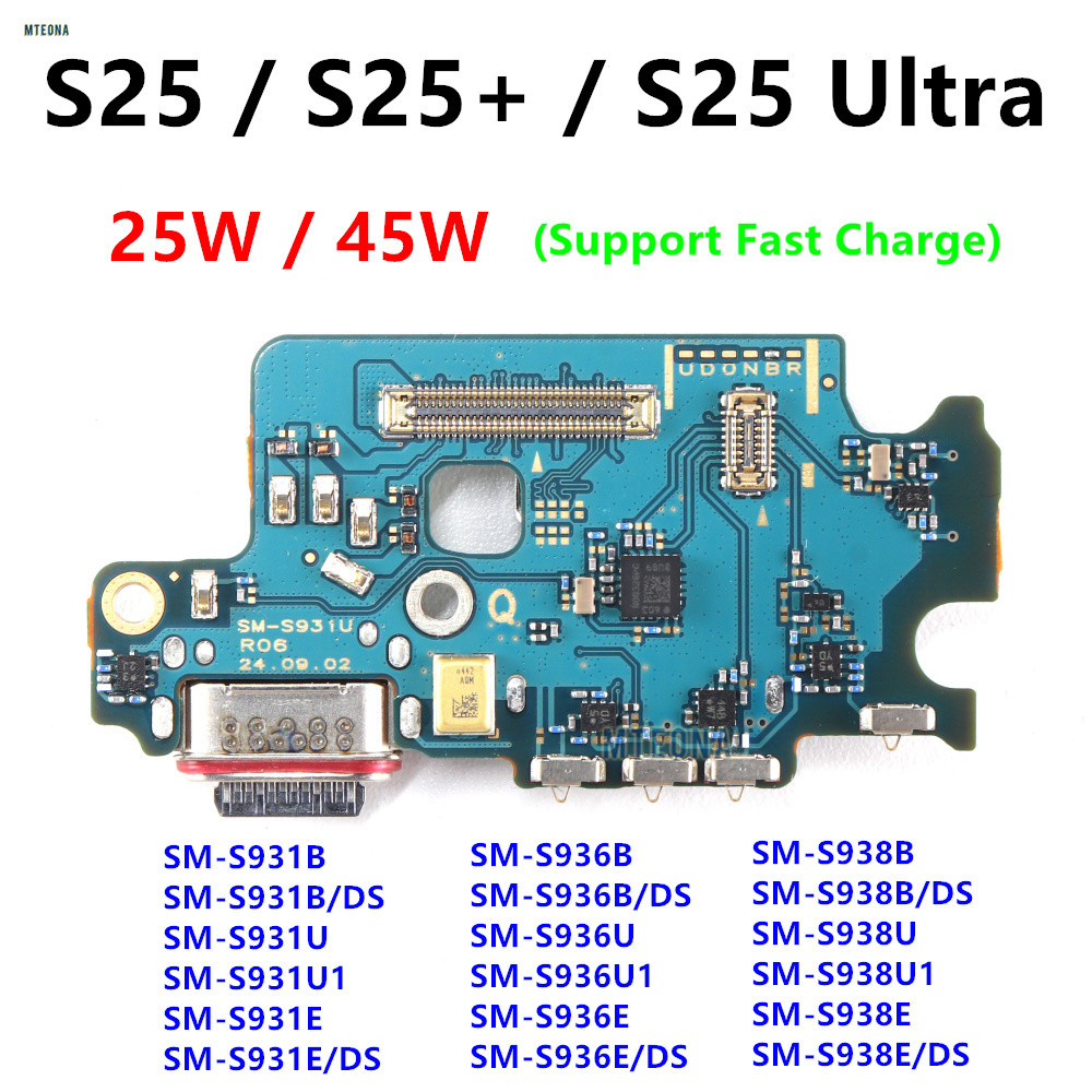 Para Samsung Galaxy S25 Plus Ultra FE S25 + S931 S938 Porta De Carga USB Jack Do