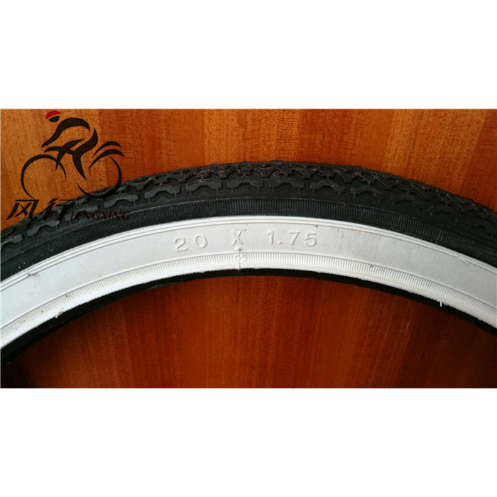 Brandnew 67cm pneu lateral branco 20*1.75 japão UXing pneu de bicicleta 406 diâmetro da roda pequena roda bicicleta Take