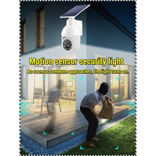 Câmera inteligente de simulação de iluminação pública com sistema de vigilância solar