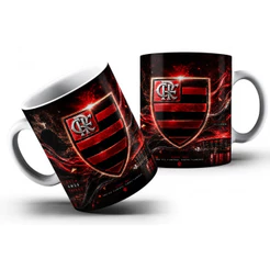 Caneca Personalizada Time Torcedor Futebol 325ml Cerâmica Alta Qualidade Estampa Presente