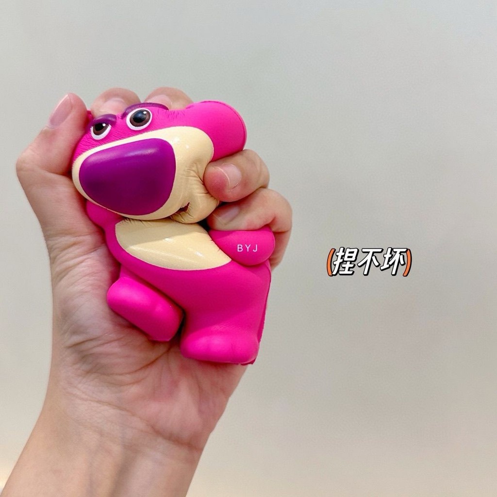 Brinquedos infantis morango urso brinquedos de descompressão decorações de mesa presentes pequenos presentes pingentes b