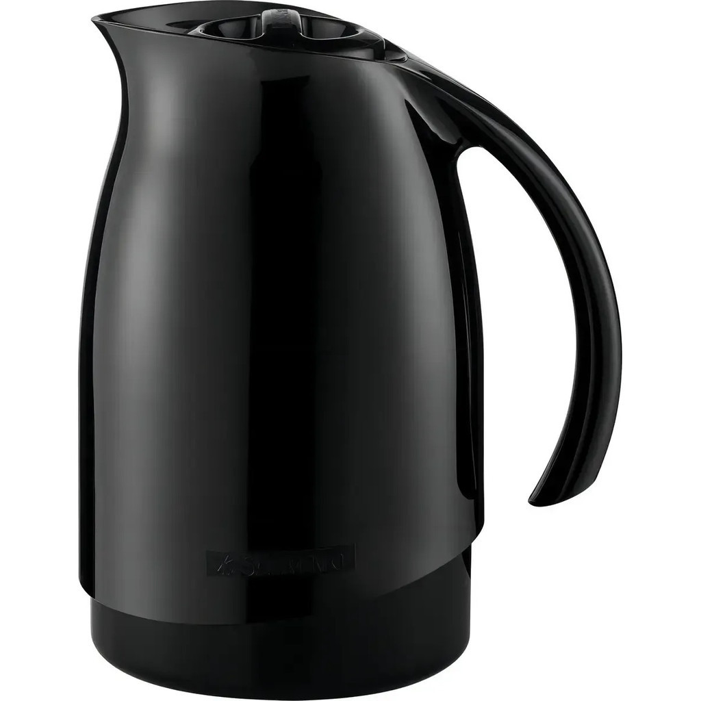 Bule Térmico Plástico P/ Café Chá Leite 700ml Preto Sanremo