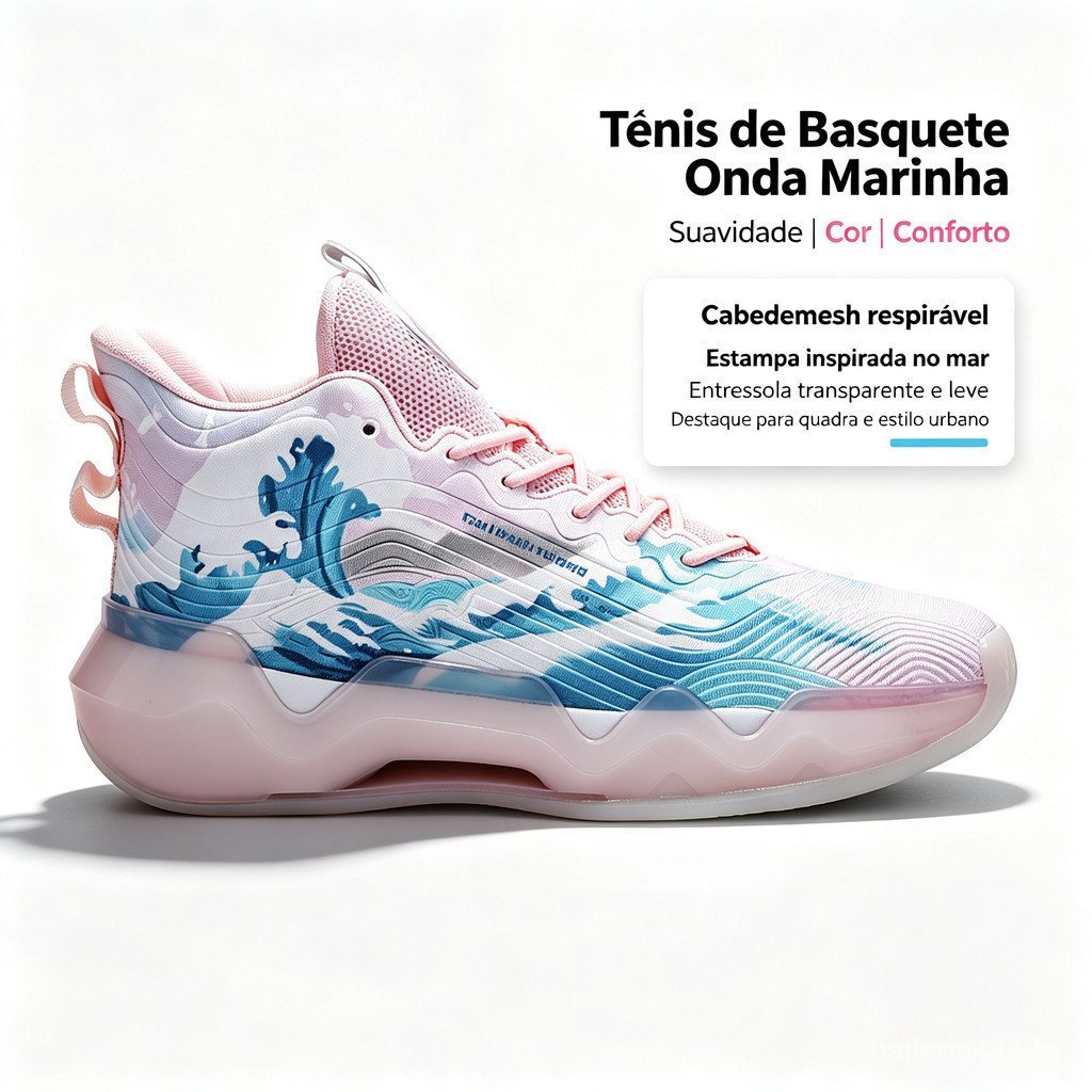 Tênis Leves de Cano Alto – Perfeitos para Basquete, Vôlei e Corrida |         Masculino Feminino 4299