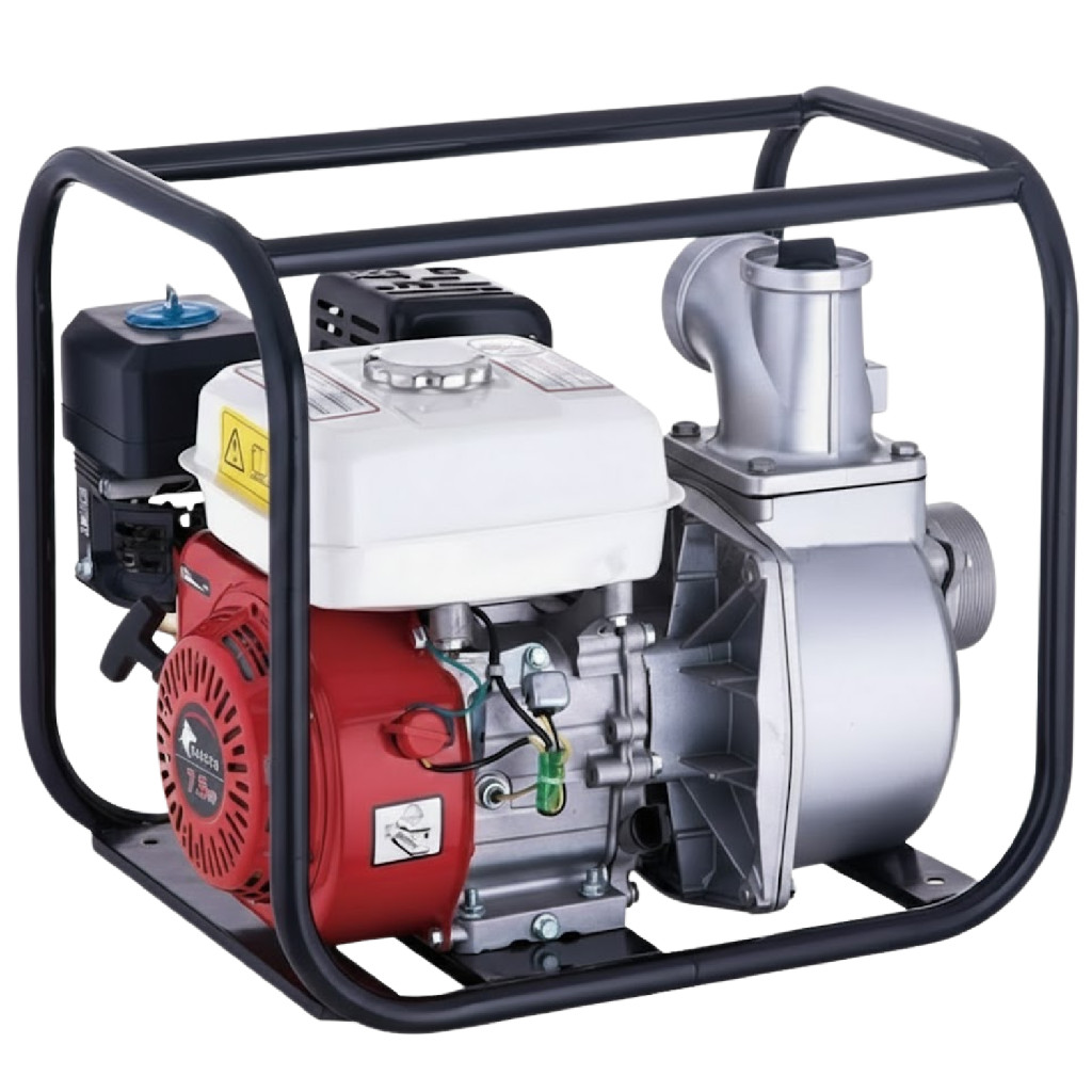 Motobomba a Gasolina 7.5HP Eixo 19,05mm Para Irrigação Alta Vazão