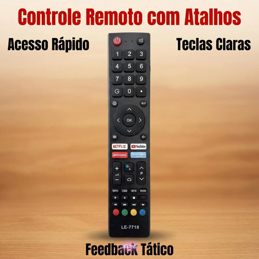 Controle Remoto Pra Tv Ptv42 Smart para Philco Ptv42dswn 4k Led