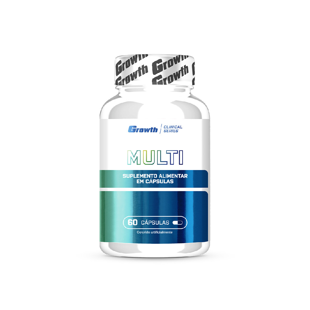Multivitamínico 60 Cáps. Growth Supplements - Sem Sabor
