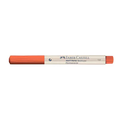 Pincel marcador multisuperfícies Multimark 1.0mm Laranja Escuro MM/10LRE715ZF\357205 Faber-Castell