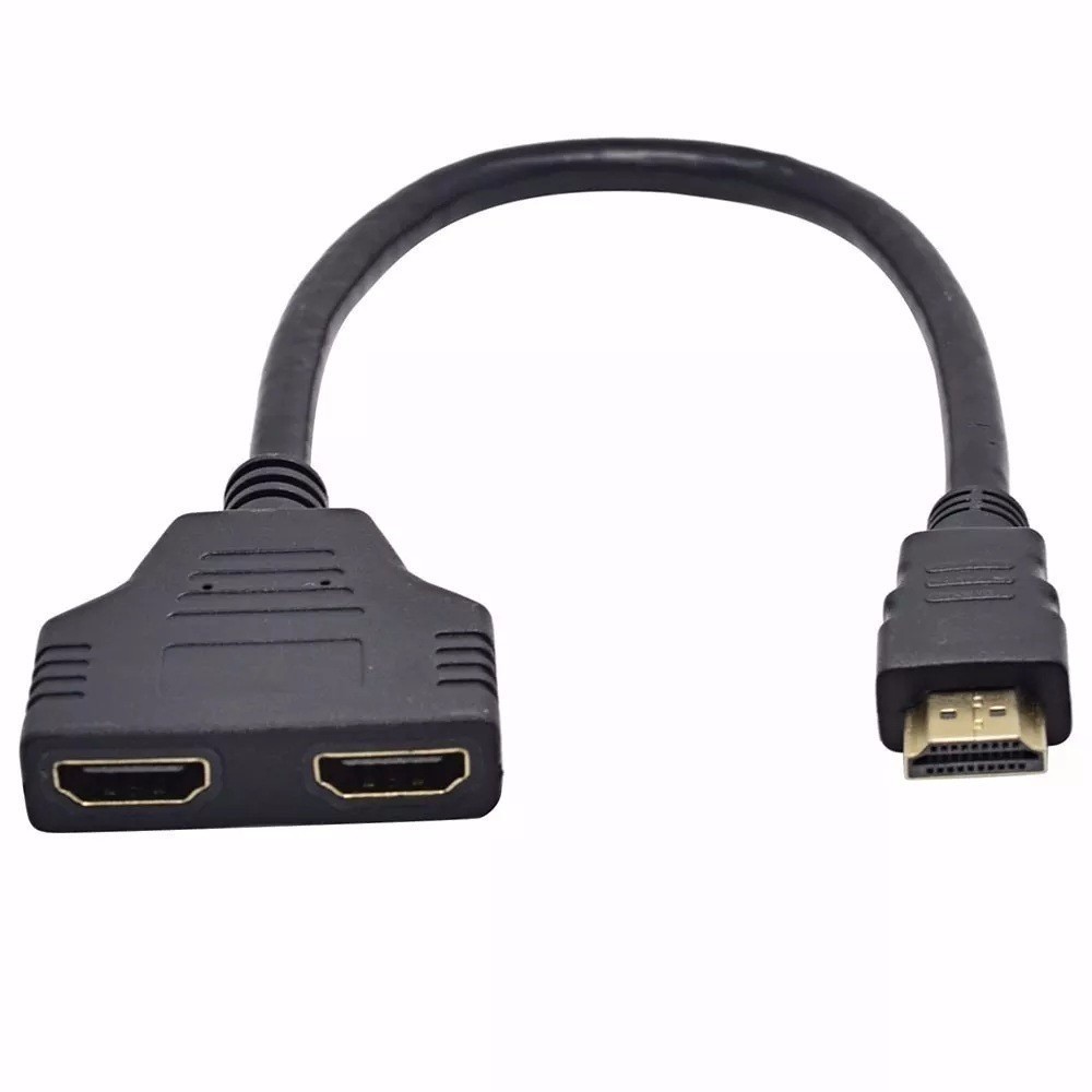 Cabo Divisor Adaptador HDTV Y 1 HDTV Macho X 2 HDTV Fêmea