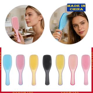 Escova Cabelo Volumizante VEl Almofada Massagem Para Desembaraçar E Relaxamento Do Couro Cabeludo Cor