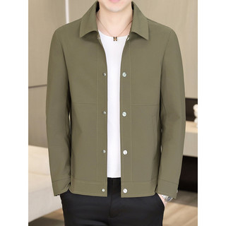 Primavera outono novo estilo lapela jaqueta masculina versão coreana na moda Casual High-End moda All-Match macacão jaqu