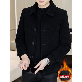 W inverno novo estilo casaco de lã masculino curto versão coreana Casual algodão engrossado quente High-End casaco de lã