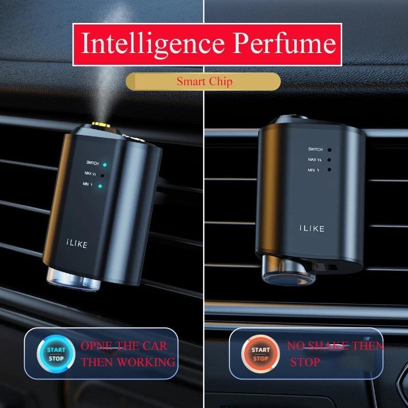 Spray Elétrico Difusor De Ar Aroma Carro Ventilação Umidificador Acessórios Grão Óleo Aromaterapia Ambientador Perfume F